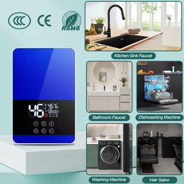 Quality Bathroom Wall Mounted Electric Hot Water Heater Induction Global User for sale