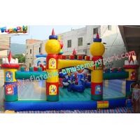Quality OEM Safety Inflatable Amusement Park Play Structures 14L x 7W x 5H Meter for sale