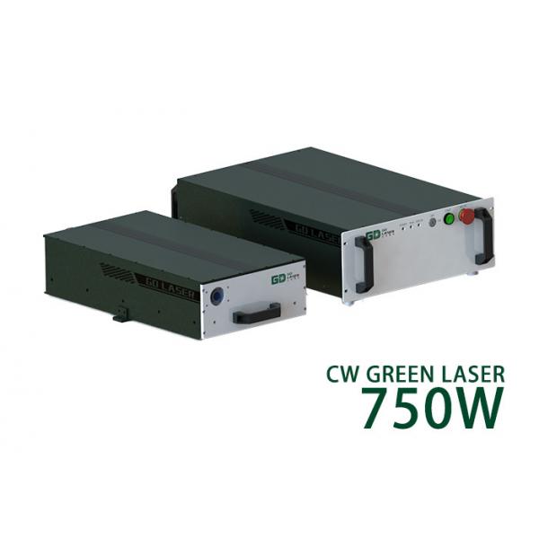 Quality 750W High Power CW Laser Single Mode Nanosecond Green Fiber Laser for sale