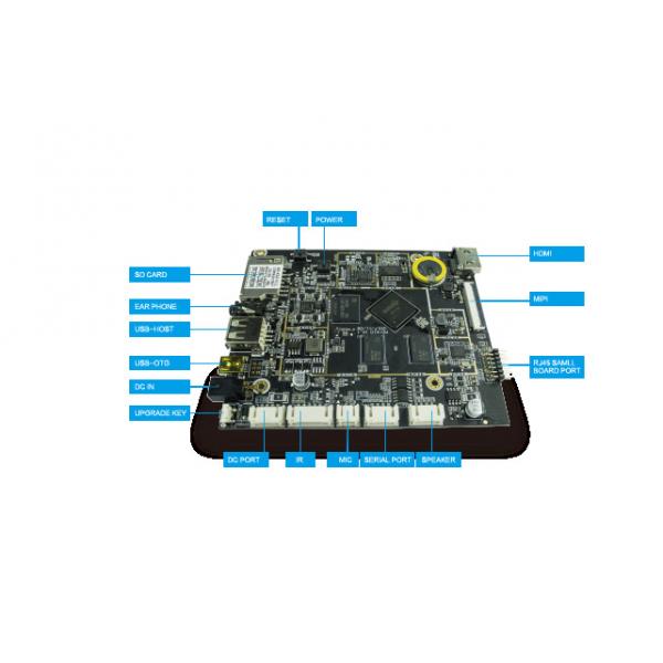 Quality Android 6.0 Industrial PC Motherboard MIPI Screen Interface For Tablet PC 3 USB Ports for sale