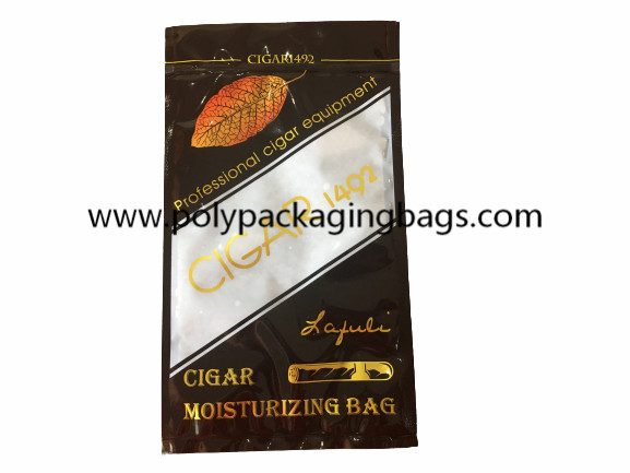 Quality Custom Printed High Quality Cigar Leaves In Plastic Composite Packaging Bags for sale