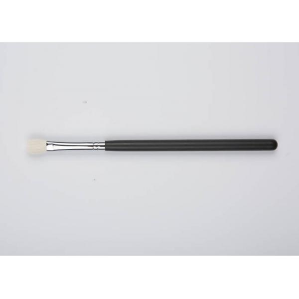 Quality High Quality White Goat Hair Eye shadow Makeup Brush With Black Wood Handle for sale