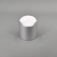 Quality Matt Silver PP 24mm 28mm Aluminium Screw Cap Press Disc Top Lid Cap Cover Bottle for sale