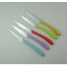 China Top Rated Beef Steak Knife With Different Color full tang handle factory