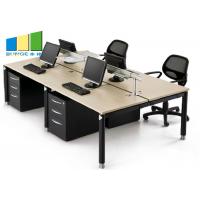 China Commercial 4 Seat Cubicle Desk Modern Table Modular Office Workstation Cabinet Office Furniture factory