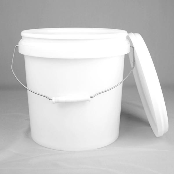 Quality 25cm DIA Transparent Plastic Bucket 10 Litre Clear Bucket For Food for sale