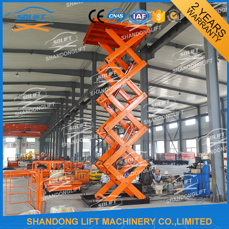 Quality Low Profile Lift Table Hydraulic Scissor Lift Table / Material Handling Lifts for sale