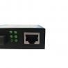 China Durable 100 BASE -T Fiber Media Converter Single Mode Supporting 1552 Bytes Packet factory