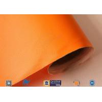 China 3732 Orange Fire Resistant Silicone Coated Fiberglass Fabric Glass Fiber Cloth for sale