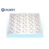 China Paper Materials Smart Card Inlay Transparent RFID Coin EM4200 / S50 Mini NFC Tags factory