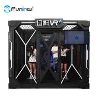 China Amusement Park Indoor Multuplayer Interactive 9D VR Walking Shooting Game factory