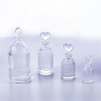 Quality Reed Glass Aroma Bottle Plug Lid Cylinder Diffuser Oil Containers for sale