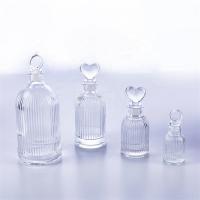 Quality Reed Glass Aroma Bottle Plug Lid Cylinder Diffuser Oil Containers for sale