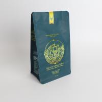 Quality Custom Printed Uv Print Side Gusset Coffee Stand Up Pouch With Easy Tear Zipper for sale