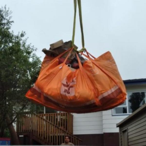 Quality 2 Cubic Yard  Junk Bag Bulk Skip Bag For Construction Garden Waste for sale