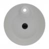 China Round Bowl Hotel Use Quartz Stone Material Top Mount Barthroom Sink factory