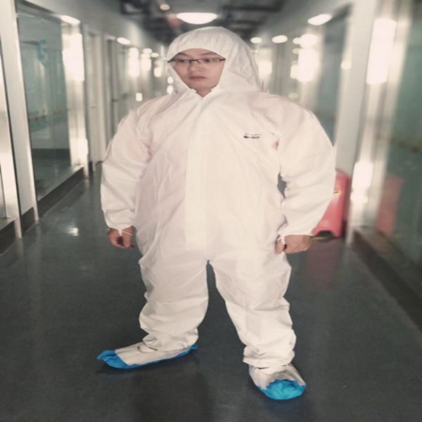 Quality 600plus Disposable Safety Clothing Disposable Coverall Type 4 / 5 / 6 for sale
