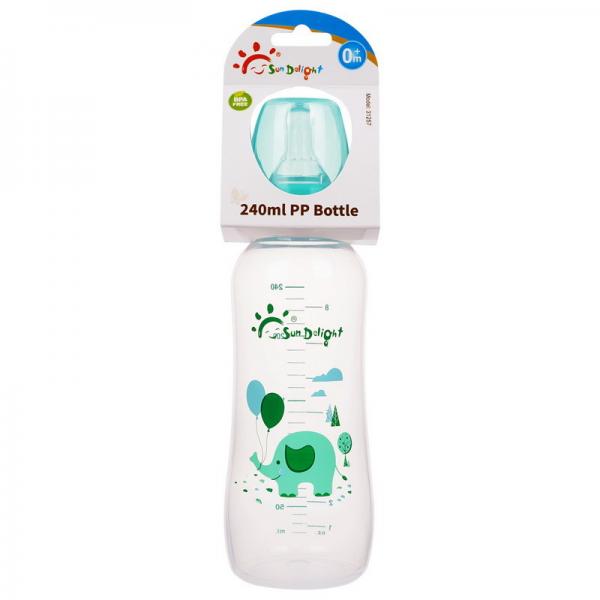 Quality 110℃~120℃ PP Polypropylene 8oz 240ml Infant Baby Bottles for sale