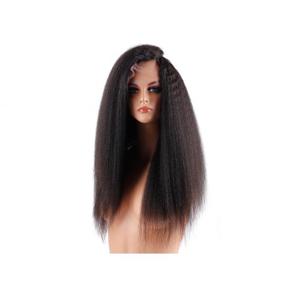 Quality Resilient Thick Virgin Remy Human Lace Front Wigs 18