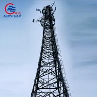China Network Wifi Antena Monopole Telecommunications Tower 20m High Mast Steel Communication factory