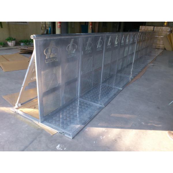 Quality Line Array Prolyte Safety Barriers Crowd Control System Silver 30kg For Outdoor for sale