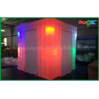 Quality Inflatable Tent Different Color Light Inflatable Photo Booth / Portable for sale