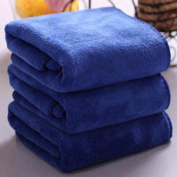 Quality Lint Free Microfiber Navy Blue Towels Organic Bath Towels For Yoga Shower for sale