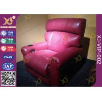 China Foam Infilling Recline Function VIP Cinema Seating ,Leather Cinema Sofa Recliner factory