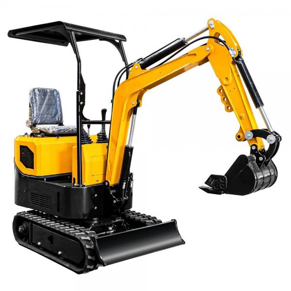 Quality Super Power 1 Ton Mini Excavator Saving Energy Compact Small Digger Machine for sale