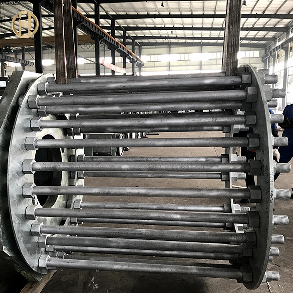 Quality Octagonal Electrical Power Pole 2-50M Hot Dip Galvanized Surface Treatment for sale