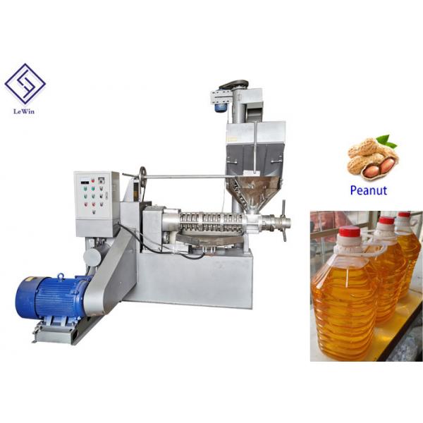 Quality 37kw Power Groundnut Oil Processing Machine / Cooking Oil Production Machinery for sale