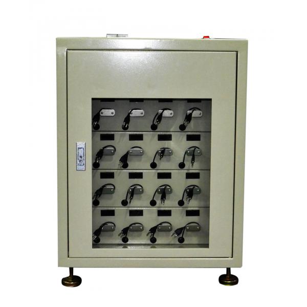 Quality 16 Unit Led Mining Headlamp Used Charging Rack With Clear Door And Digital Screen for sale