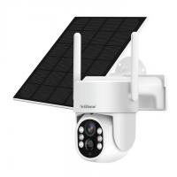 China Outdoor Solar Battery Wireless PTZ Camera Support Full-Color Night Vision 2-Way Audio Wireless CCTV Camera factory