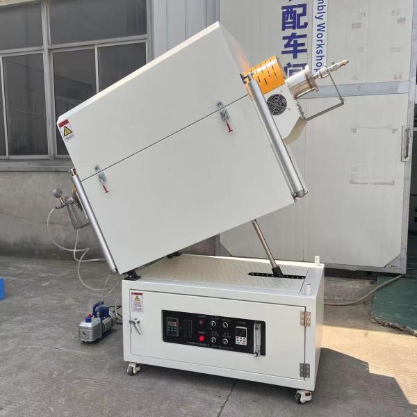 Quality PID Temperature Control Heat Treatment Rotary Furnace For Battery Anode And for sale