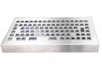China Stand Alone Metal Industrial Desktop Keyboard With Customizable Language Layout factory