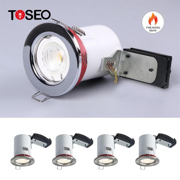 Quality Dimmable GU10 Downlight Fitting Recessed IP65 Waterproof Fire Rated Light for sale