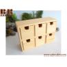 China Wooden box with drawers- Wooden desk organizer- Keepsake Jewelry Box - Apothecary Cabinet - Desktop Organizer factory