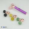 China 3D Massage Face Jade Rollers With Ball Vibrating Length 160mm factory