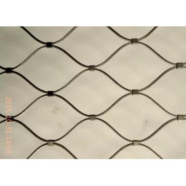 Quality Balustrade Decor Flexible Wire Netting AISI 316 Ultrasonic Bath Finished for sale
