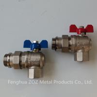 China 1 Angle Ball Valve For Manifolds ,  Floor Manifold Angle Union Ball Valves, Manifold Angle Ball Valves 1″ BSP for sale