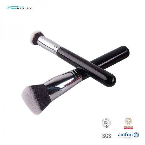 Quality Vegan Free 2pcs Individual Makeup Brushes For Cream Foundation for sale