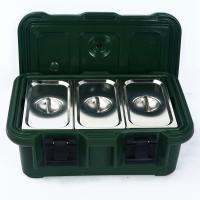 China 33L Military Insulated Top Loading Food Pan Carriers For Army Food Distribution factory
