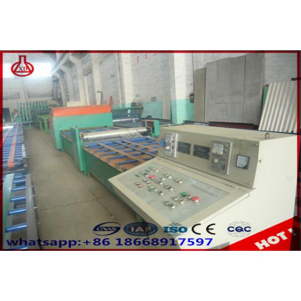 Quality Straw Particle Board Production Line / Laminating Making Machine Free Standing for sale
