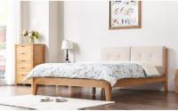 China High Grade All Wood Bedroom Furniture , Modern Home White Oak Bedroom Furniture factory