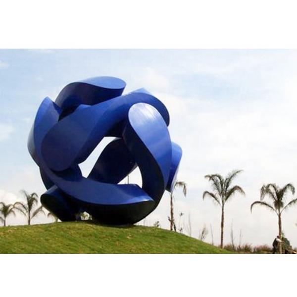 Quality Giant Painted Stainless Steel Metal Outdoor Sculpture For Public for sale