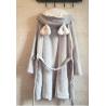 China Hooded robe pajamas Female flannel leisure wear Bathrobe cartoon factory