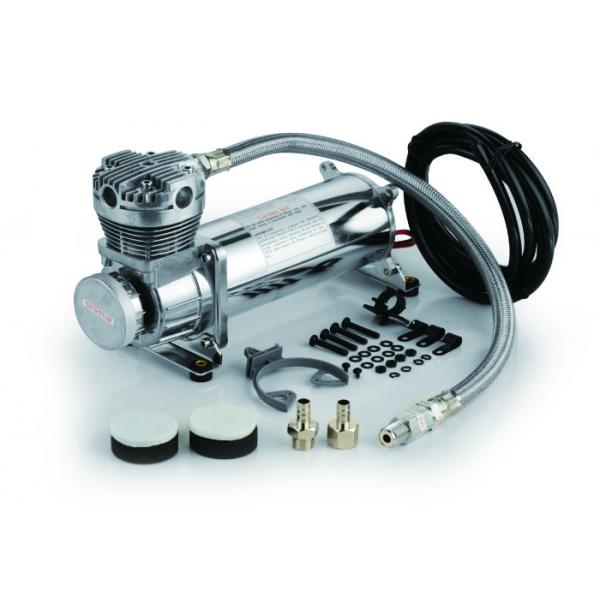 Quality Silver And Black Single 200psi Air Suspension Compressor Chrome Material for sale