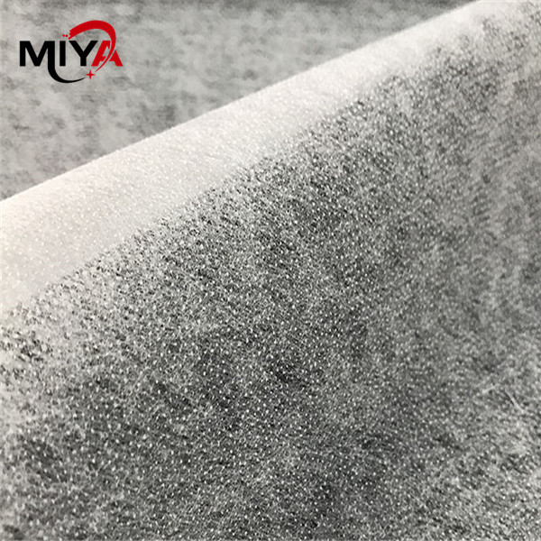 Quality Thermal Bond PES Double Dot Non Woven Fusing Interlining Fabric for sale