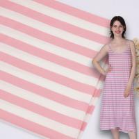 Quality Breathable Striped Material Fabric 180cm Modal Yarn Dyed Cloth For Leisure Wear for sale