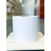 Quality Synthetic Paper Adhesive Label Roll , Large Sticky Labels 75u surface thickness for sale